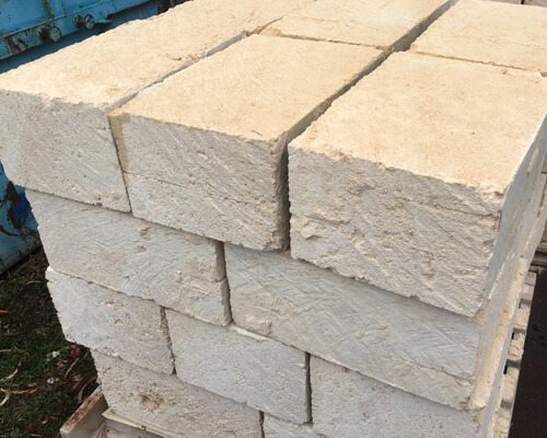 Limestone Block Retaining Walls - Perth Trade Centre