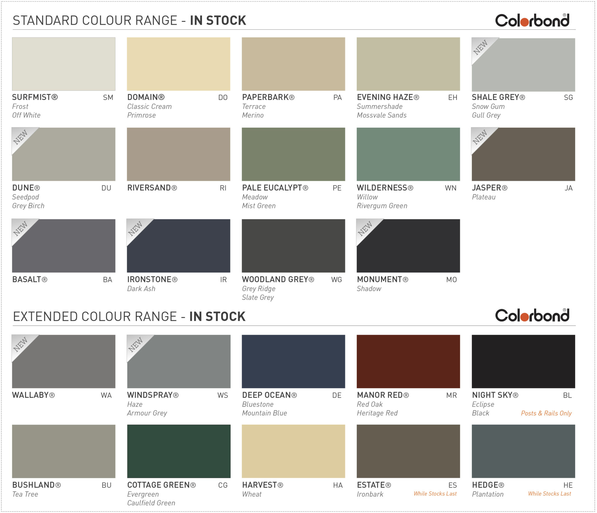 Wattyl Paint Colours Chart