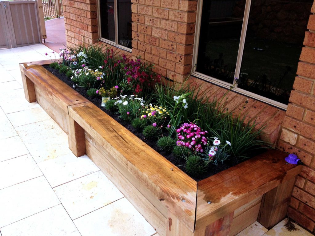 pine_sleeper_raised_garden_bed_timber_landscaping_perth Perth Trade