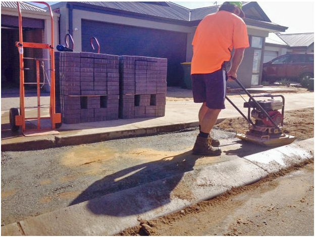 Council crossover compacting perth