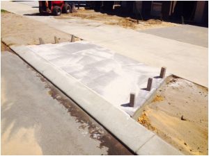 concrete council crossover Perth