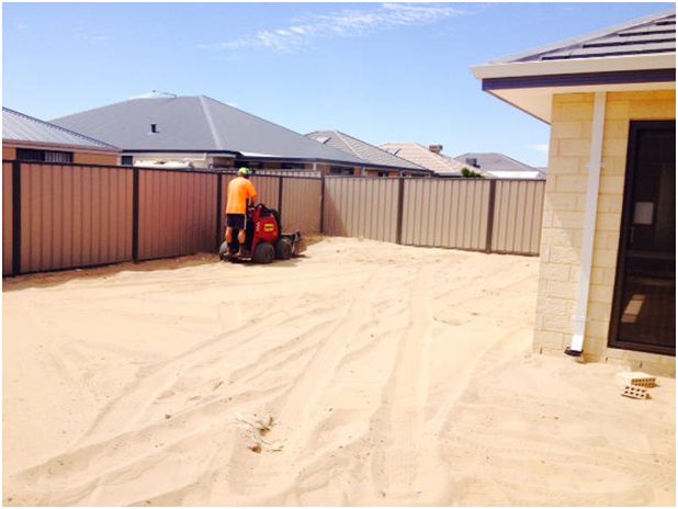 Landscaping a new block Perth 