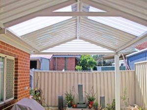 gable patio cream colourbond