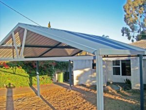 Colorbond patio gable