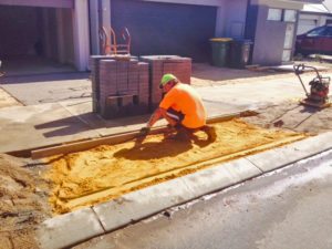 council crossover preparation screeding