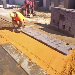 council crossover paved installation