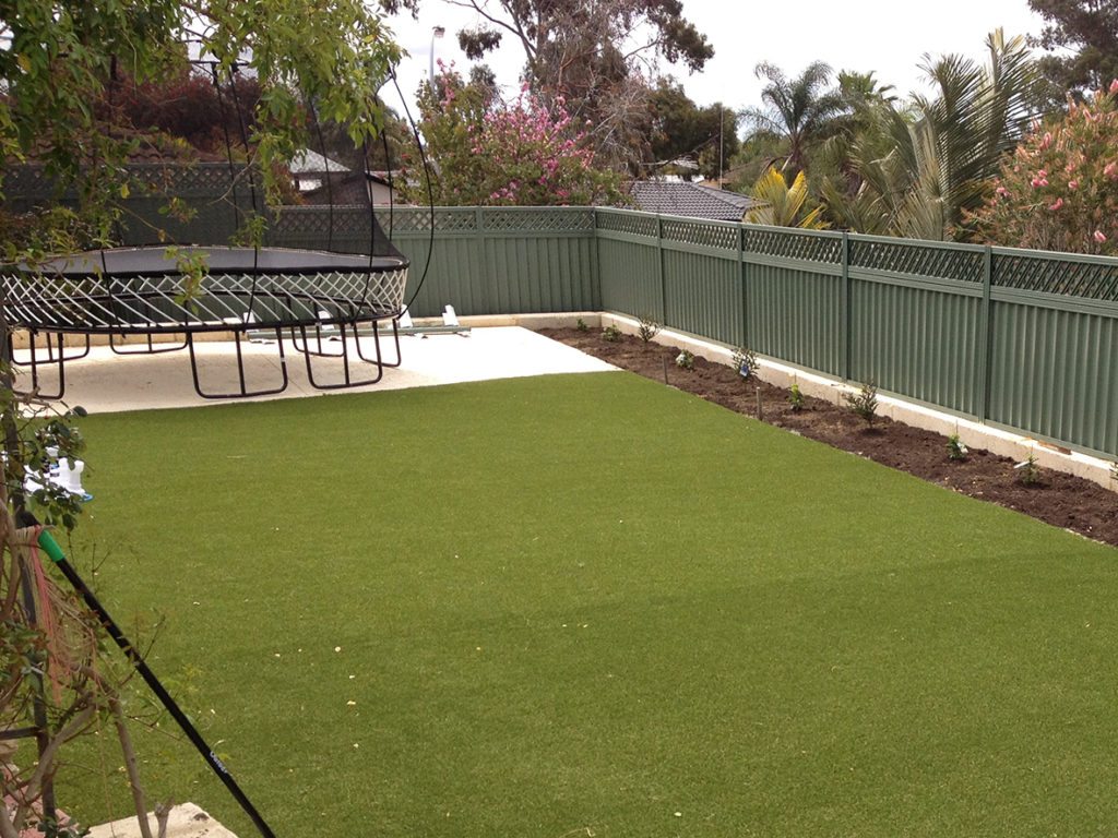 artificial grass installed 2