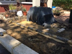 retaining wall ideas and paving