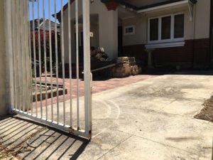 Reconstituted limestone block wall with infills Swanbourne before picture liquid limestone