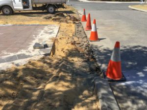 council crossover poured concrete alfred cove