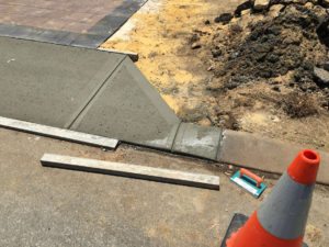 council crossover poured concrete alfred cove