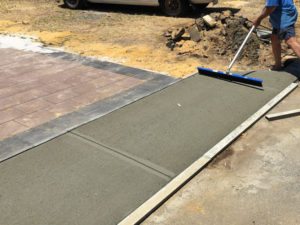 council crossover poured concrete alfred cove