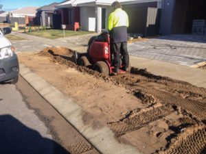 brick paving council vehicle crossover