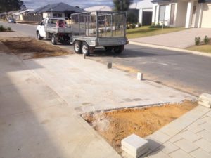 brick paving council vehicle crossover