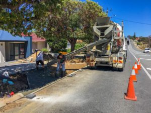 concrete council vehicle crossover contractors tuart hill