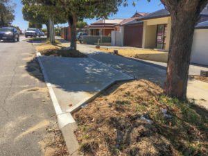 concrete council vehicle crossover contractors tuart hill