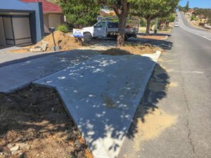 concrete council vehicle crossover contractors tuart hill