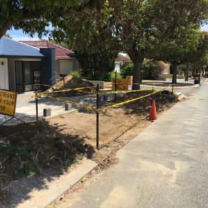 concrete council vehicle crossover contractors tuart hill